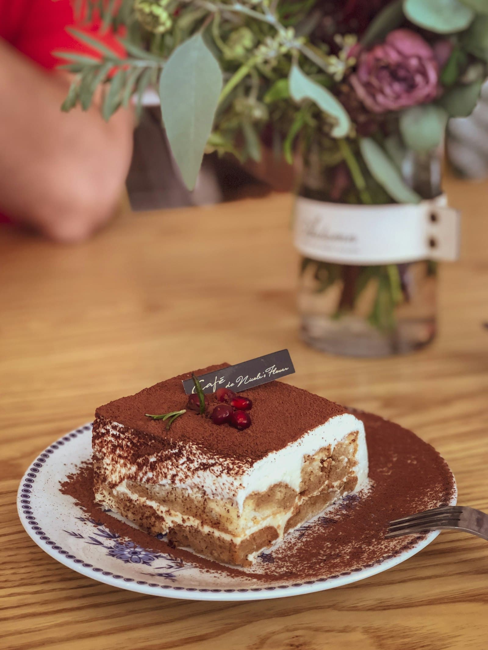 Classic tiramisu dessert